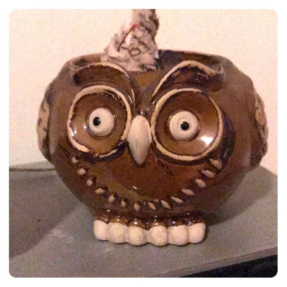 Owl planter